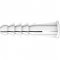 Bucha de pl�stico para fixa��o 6 mm, com aba, 1.000 pe�as, SD 6, SFORPLAST