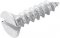 Parafuso madeira 2,8 mm x 12 mm, cabe�a chata, zincado, VONDER