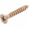 Parafuso madeira chipboard,  3,0 mm x 20,0 mm, cabe�a chata, fenda cruzada/phillips,  VONDER