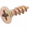 Parafuso madeira chipboard,  3,5 mm x 12,0 mm, cabe�a chata, fenda cruzada/phillips,  VONDER