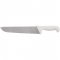 Faca para carne, 25 cm, refile a�reo reta larga inox, cabo branco,  BKW203 10 STARRETT
