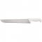 Faca para carne, 30 cm, refile a�reo reta larga inox, cabo branco,  BKW203 12 STARRETT
