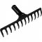 Ancinho curvo met�lico leve, 12 dentes, sem cabo, 77101144 TRAMONTINA