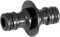 Conector duplo para engate r�pido, para mangueira de  1/2