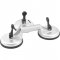 Ventosa tripla, 116 mm, alum�nio, VONDER