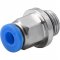 Conex�o r�pida reta, 4 mm, rosca 1/8