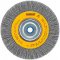 Escova circular de a�o, ondulada, 200 mm x 19 mm, furo 5/8
