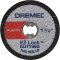 Discos de corte para pl�sticos, com 5 pe�as, 38 mm x 3,2 mm, EZ476, DREMEL