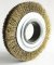 Escova circular de a�o, ondulada, 100 mm x 19 mm Furo 13 mm prensada, fio 0,40 mm Abrasfer