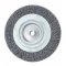 Escova circular de a�o, ondulada, 150 mm x 25 mm Furo 13 mm prensada, fio 0,40 mm Abrasfer