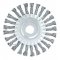Escova circular de a�o tran�ado, 150 mm x 13 mm, furo 22 mm, fio 0,5 mm, 9.000 rpm, ABRASFER