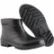 Bota de PVC preta, cano curto, 10 cm,  com forro, SL FLEX, 34, ALPARGATAS