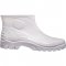 Bota  de PVC branca, 43, cano extracurto, com forro, STIVALETTO STB 515 CALFOR