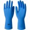 Luva de l�tex, tamanho XG, cor azul, antiderrapante, com forro, modelo Light, SANRO