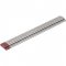 Eletrodo de tungst�nio, ponta vermelha, com 2% de t�rio, 3,2 mm AWS A5.12 VONDER