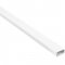 Canaleta de PVC, 20 mm x 10 mm x 2 metros, branca, com adesivo, 9982 MANTAC