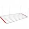 Varal de teto, em alum�nio, 1,0 m x 0,56 m, BOTAFOGO