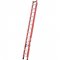 Escada extens�vel em fibra de vidro, 23 degraus de alum�nio, 4,25 m x 7,2 m, EF-23, COGUMELO